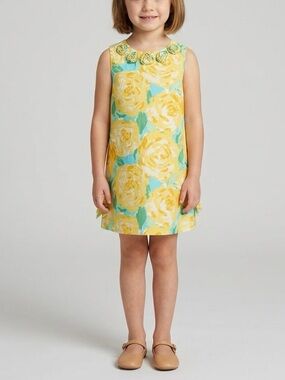 Lilly Pulitzer RARE Girls Sunglow First Impressions Shift Dress